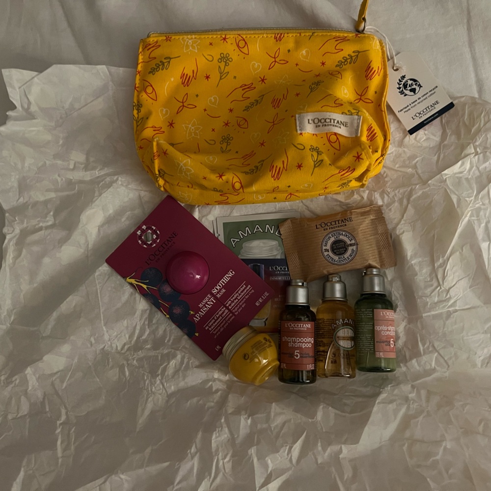 L’occitane bag and goodies